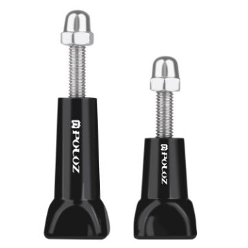 PULUZ Plastic Thumb Knob Screws for GoPro, Insta360, DJI (Black) - 1