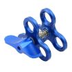 PULUZ Blue Triple Ball Clamp Bracket for Underwater Photography - 2