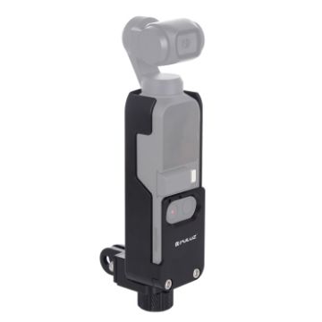 PULUZ CNC Aluminum Protective Cover for DJI OSMO Pocket (Black) - 1