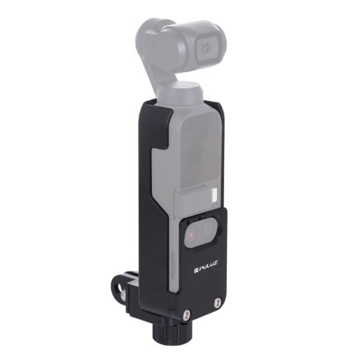 PULUZ CNC Aluminum Protective Cover for DJI OSMO Pocket (Black) - 1