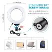 PULUZ 4.7" LED Ring Light with Tripod & Ball Head (Black) - 3