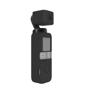 PULUZ Silicone Cover Case Set for DJI OSMO Pocket 2 (Black) - 1