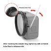PULUZ 52mm CPL + UV Filter with Adapter for GoPro HERO12/11/10/9 - 3