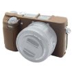 PULUZ Silicone Case for Sony ILCE-6300/A6400 (Coffee) - 1