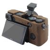 PULUZ Silicone Case for Sony ILCE-6300/A6400 (Coffee) - 3