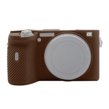 PULUZ Silicone Protective Case, Sony A6600/ILCE-6600 (Coffee) - 1