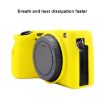 Silicone Protective Case for Sony A6600 - Yellow (PULUZ) - 6