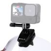 PULUZ Black Motorcycle Windshield Camera Mount Clip Bracket - 1