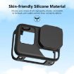Insta360 Ace Pro 2 PULUZ Silicone Case with Lens Cap & Strap - Black - 3