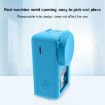 PULUZ Blue Silicone Case & Lens Cap for DJI Osmo Action 3/4/5 Pro - 4