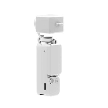 DJI OSMO Pocket 3 PULUZ 3-in-1 Silicone Cover Case Set - White - 1