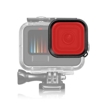 PULUZ Red Diving Filter for GoPro HERO 9-13, PU527 Case Only - 1