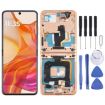 Motorola Razr 50 Ultra Gold LCD Screen Digitizer with Frame Original - 1