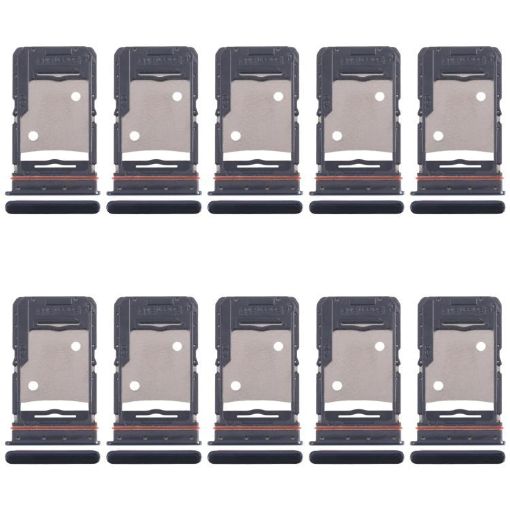 Tecno Camon 18 P 10pcs Original SIM & Micro SD Card Trays (Black) - 1