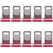 Motorola Edge 40 XT2303-2 SIM Card Tray + Holder Red 10pcs Original - 1