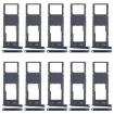 Moto G6 Plus 10pcs Original SIM + Micro SD Card Tray (Black) - 1