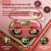T2 Bluetooth 5.0 TWS True Wireless Earphones with Charging Box (Red) - 4