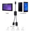 Micro USB OTG Adapter Cable 1 to 2 - 4