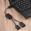 Micro USB OTG Adapter Cable 1 to 2 - 5