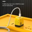 WK WP-U128 40W Dual USB-C GaN Charger, US Plug - 5
