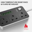 LDNIO SC3604 Multi-function 6 USB Ports Socket, 2m Cable, US Plug - 5