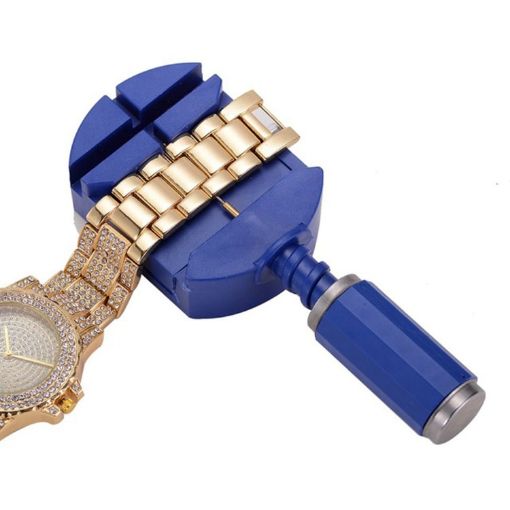 Watch Strap Repair Tool Kit: Link Remover & Adjuster (Blue) - 1