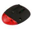 Solar Rechargeable Bicycle Tail Light with 4 Flash Modes, 2 Red LED - 4