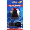 Solar Rechargeable Bicycle Tail Light with 4 Flash Modes, 2 Red LED - 6