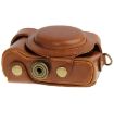 Sony HX50 Leather Camera Case Bag - Brown - 3