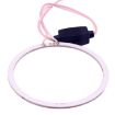 80mm 5W 180LM Green Angel Eyes Car Headlight COB LED Light, 12-24V - 4