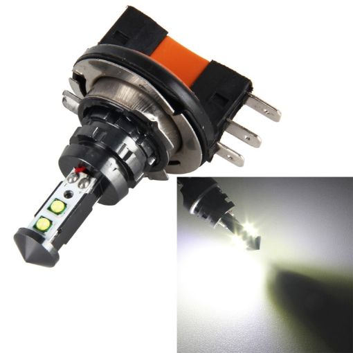 H15 20W 800LM White LED Car Daytime Running/Fog Light Bulb 12-24V - 1