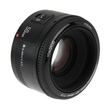 YONGNUO 50mm F1.8 Prime Lens for Canon Camera - 1