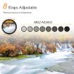 77mm ND Fader Variable Neutral Density Filter ND 2-400 (Black) - 6