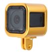 CNC Aluminum Protective Cage for GoPro HERO Session (Gold) - 1