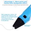 Blue Hand-held 3D Printing Pen, EU Plug - 5