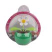 Random Color Solar Flip Flap Flower (Green Base) - 4