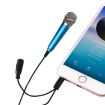 Blue 3.5mm Metal Condenser Microphone for IOS/Android Devices - 4