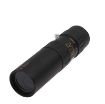 Compact 10-30x25mm Black Monocular for Backpacking/Hiking - 1