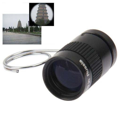 Mini 2.5X17.5 Black Pocket Monocular Telescope - 1