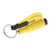 2 in 1 Car Emergency Hammer/Key Chain/Knife Tool (Yellow) - 2
