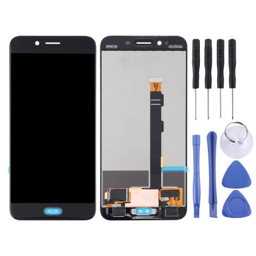 OPPO R9sk Black TFT LCD Screen Digitizer Full Assembly - 1
