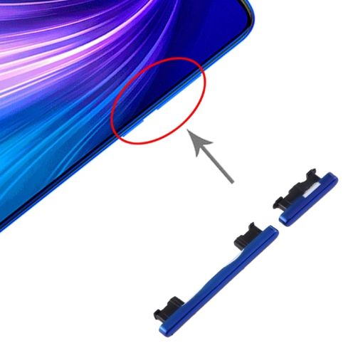 Xiaomi Redmi Note 8 Pro Button Set: Power & Volume (Blue) - 1