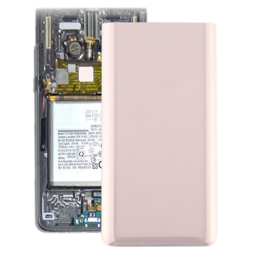 Galaxy A80 Gold Battery Back Cover Replacement - 1