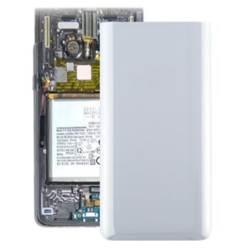 Galaxy A80 Silver Battery Back Cover - 1