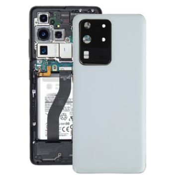 Samsung Galaxy S20 Ultra White Battery & Camera Lens Back Cover - 1