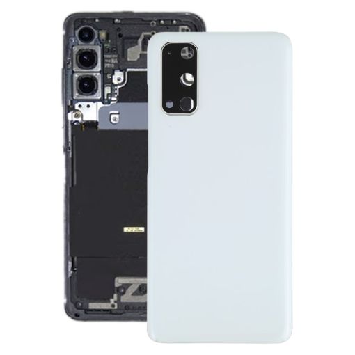 Galaxy S20 White Battery Back Cover with Camera Lens Cover - 1
