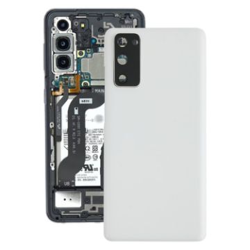 Samsung Galaxy S20 FE Battery Back Cover with Camera Lens Silver - 1