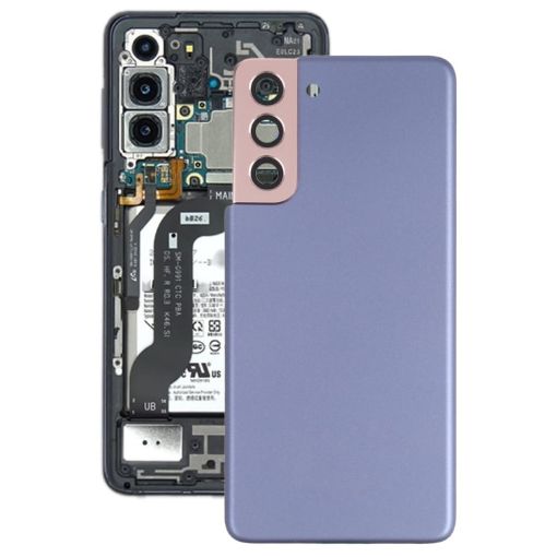 Galaxy S21 5G Purple Battery Back Cover with Camera Lens - 1