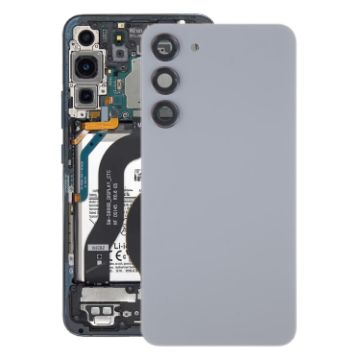 Samsung Galaxy S23+ OEM Glass Battery & Camera Lens Cover Grey - 1