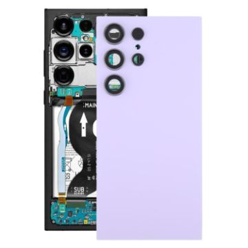 Galaxy S24 Ultra SM-S928B Light Purple Back Cover with Lens - 1